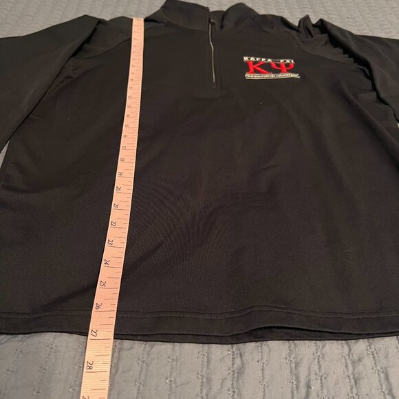 Sport Tek Size Small Black Lightweight Kappa Psi Half Zip Jacket - Picture 5 of 6